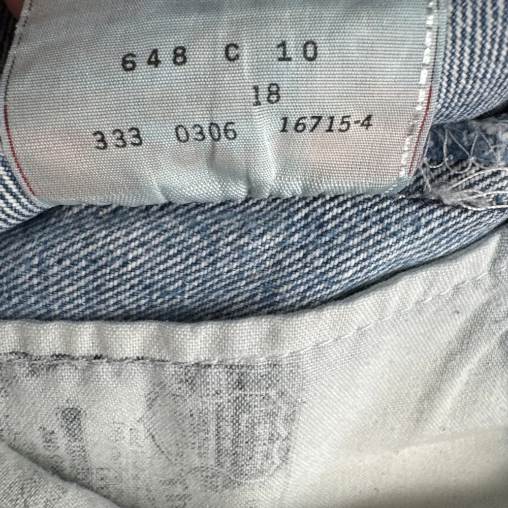 Levi's Jeans Mens W30 L30 501 Original Fit Light Wash Distressed Button Fly